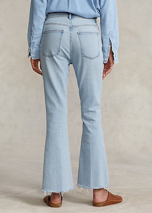 AZURE Dámské džíny Ralph Lauren Sharona Crop Flare AZURE Dámské džíny Ralph Lauren Sharona Crop Flare