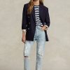 AZURE Dámské džíny Ralph Lauren The Straight Leg Cropped Jeans