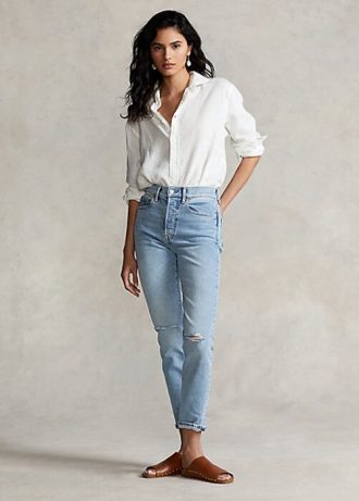 AZURE Dámské tenké džíny Ralph Lauren Callen High-Rise