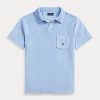 AZURE Pánské Froté polokošile Slim Fit Ralph Lauren Custom