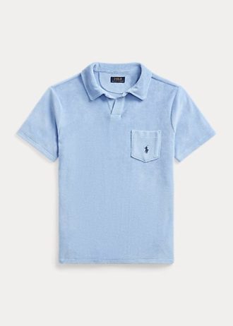 AZURE Pánské Froté polokošile Slim Fit Ralph Lauren Custom