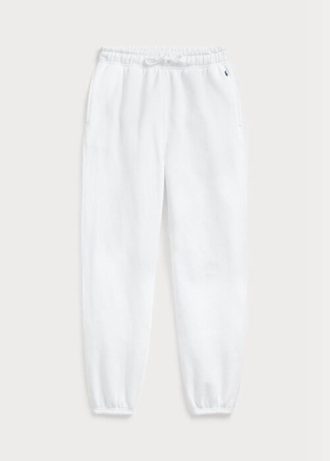 Bílé dámské atletické kalhoty Ralph Lauren Fleece