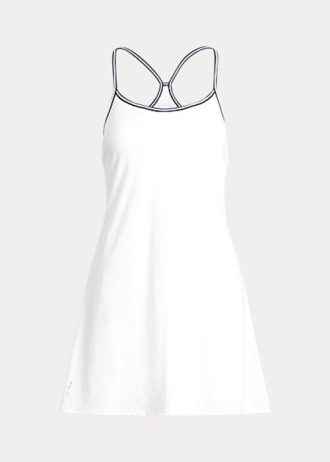 Bílé dámské šaty Ralph Lauren Racerback