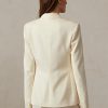 Bílé dámské blejzry Ralph Lauren Safford Wool Gabardine