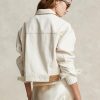 Bílé dámské bundy Ralph Lauren The New Denim Project Trucker Jackets