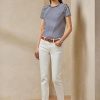 Bílé dámské džíny Ralph Lauren 400 Matchstick