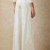 Bílé dámské široké kalhoty Ralph Lauren Elaine Silk Shantung Bílé dámské široké kalhoty Ralph Lauren Elaine Silk Shantung