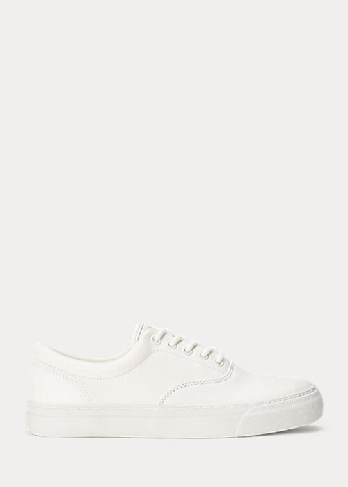 Bílé dámské kožené tenisky Ralph Lauren Bryn Bílé dámské kožené tenisky Ralph Lauren Bryn