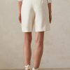 Bílé dámské šortky Ralph Lauren Francine Mulberry Silk