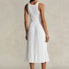 Bílé dámské plisované šaty Ralph Lauren Kolekce Spelman Bílé dámské plisované šaty Ralph Lauren Kolekce Spelman