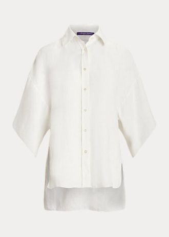 Bílé dámské plátěné halenky Ralph Lauren Soloman