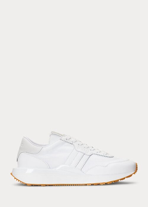 Bílé dámské Ralph Lauren Train 89 Leather & Tenisky Oxford Bílé dámské Ralph Lauren Train 89 Leather & Tenisky Oxford