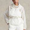 Bílá dámská sbalitelná Ripstop větrovka Ralph Lauren