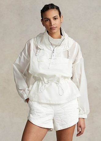 Bílá dámská sbalitelná Ripstop větrovka Ralph Lauren