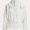 Bílá dámská sbalitelná Ripstop větrovka Ralph Lauren