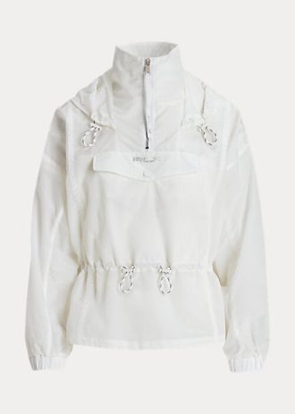 Bílá dámská sbalitelná Ripstop větrovka Ralph Lauren