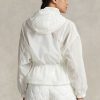 Bílá dámská sbalitelná Ripstop větrovka Ralph Lauren