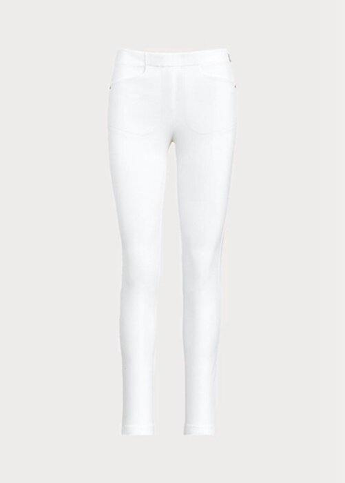 Bílé dámské sportovní kalhoty Ralph Lauren GolfStretch Bílé dámské sportovní kalhoty Ralph Lauren GolfStretch