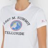 Bílá dámská trička Ralph Lauren Crew s výstřihem