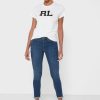 Bílá dámská trička Ralph Lauren Graphic Crew Neck
