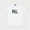 Bílé dámské trička Ralph Lauren Rl Logo Jersey