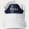 Bílé / Navy pánské kožené tenisky Ralph Lauren Heritage Court II