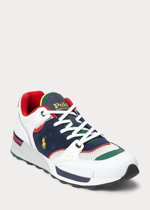 Bílé / Navy pánské tenisky Ralph Lauren Trackster 200 Bílé / Navy pánské tenisky Ralph Lauren Trackster 200