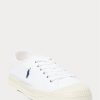 Bílé/námořnické pánské tenisky Ralph Lauren Essence 100 Canvas Cap-Toe Bílé/námořnické pánské tenisky Ralph Lauren Essence 100 Canvas Cap-Toe