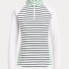 Bílá / námořnická / růžová dámská mikina Ralph Lauren Striped Striped Jersey Bílá / námořnická / růžová dámská mikina Ralph Lauren Striped Striped Jersey