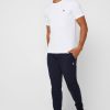 Bílá pánská bavlněná trička Slim Fit Custom Ralph Lauren Bílá pánská bavlněná trička Slim Fit Custom Ralph Lauren