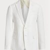 Bílé pánské blejzry Ralph Lauren Kent Herringbone Suit