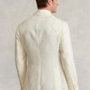 Bílé pánské blejzry Ralph Lauren Polo Soft Linen Suit Bílé pánské blejzry Ralph Lauren Polo Soft Linen Suit