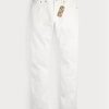 Bílé pánské džíny Ralph Lauren Slim Fit Whitestone