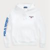 Bílá pánská mikina Ralph Lauren Polo Sport Fleece s kapucí Bílá pánská mikina Ralph Lauren Polo Sport Fleece s kapucí