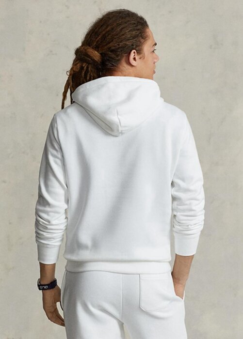 Bílá pánská mikina Ralph Lauren Polo Sport Fleece s kapucí Bílá pánská mikina Ralph Lauren Polo Sport Fleece s kapucí