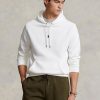 Bílá pánská mikina Ralph Lauren s dvojitým úpletem