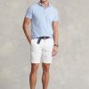 Bílé pánské šortky Ralph Lauren Stretch Slim Fit Chino