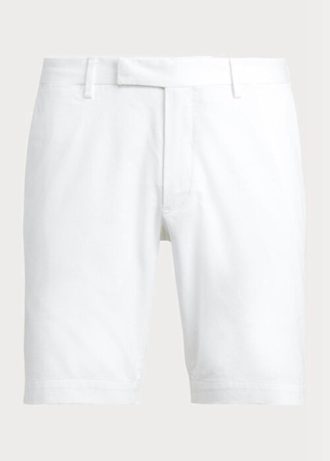 Bílé pánské šortky Ralph Lauren Stretch Slim Fit Chino