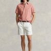 Bílé pánské šortky Ralph Lauren Stretch Straight Fit Chino