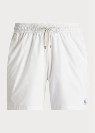 Bílé pánské šortky Ralph Lauren Traveler Swimming Trunk