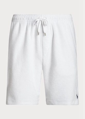 Bílé pánské šortky se stahovací šňůrkou Ralph Lauren Terry