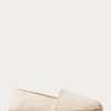 Bílé pánské plátěné espadrilky Ralph Lauren