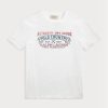 Bílé pánské polo tričko Ralph Lauren Custom Slim Fit Country