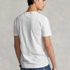 Bílé pánské polo tričko Ralph Lauren Custom Slim Fit Country
