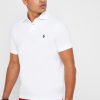Bílé pánské polokošile Ralph Lauren Basic Mesh