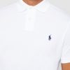 Bílé pánské polokošile Ralph Lauren Basic Mesh