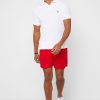 Bílé pánské polokošile Ralph Lauren Basic Mesh