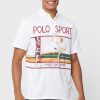 Bílé pánské polokošile Ralph Lauren Graphic