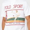 Bílé pánské polokošile Ralph Lauren Graphic