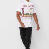 Bílé pánské polokošile Ralph Lauren Graphic